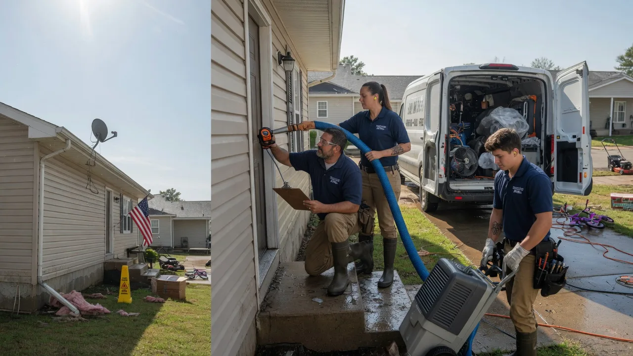 Ceiling Water Damage Restoration in Montrose, SD near me
